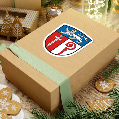 Wappen Landkreis Ostallgaeu (Germany) (Coat of Arms) STICKER Vinyl Kiss-Cut Decal - The Sticker Space