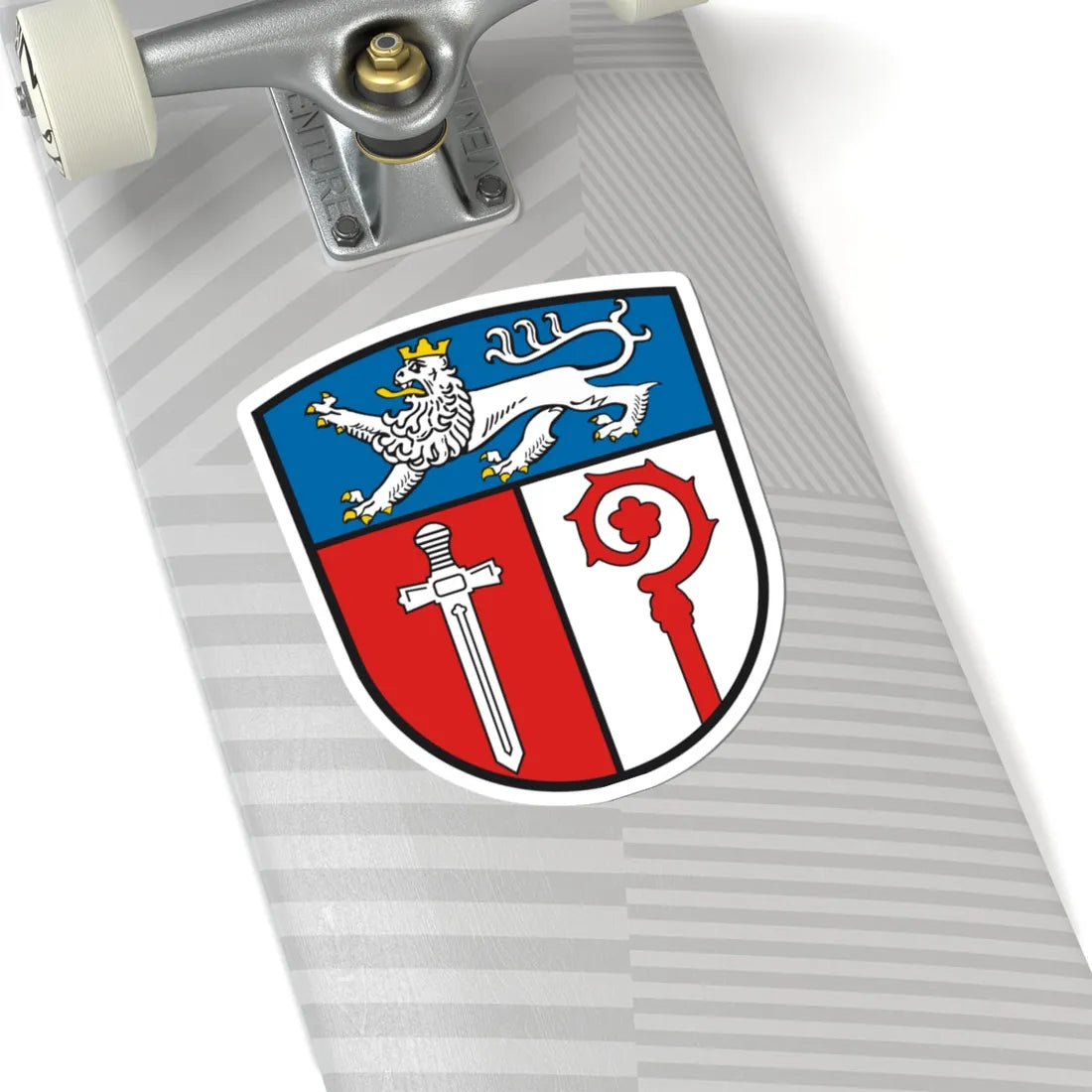 Wappen Landkreis Ostallgaeu (Germany) (Coat of Arms) STICKER Vinyl Kiss-Cut Decal - The Sticker Space