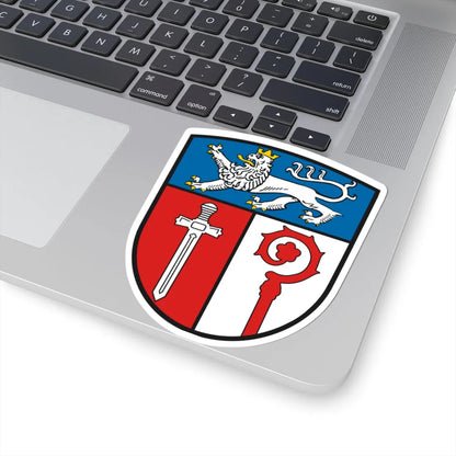 Wappen Landkreis Ostallgaeu (Germany) (Coat of Arms) STICKER Vinyl Kiss-Cut Decal - The Sticker Space
