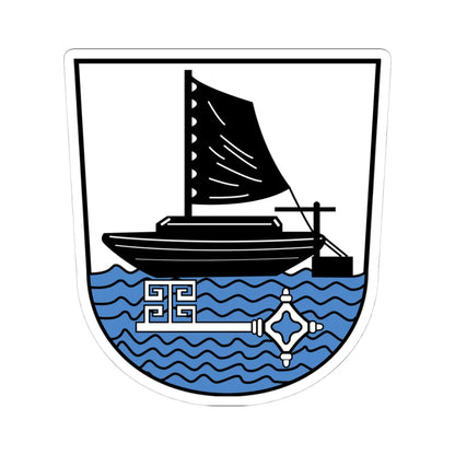 Wappen Landkreis Osterholz (Germany) (Coat of Arms) STICKER Vinyl Kiss-Cut Decal 4 Inch White - The Sticker Space