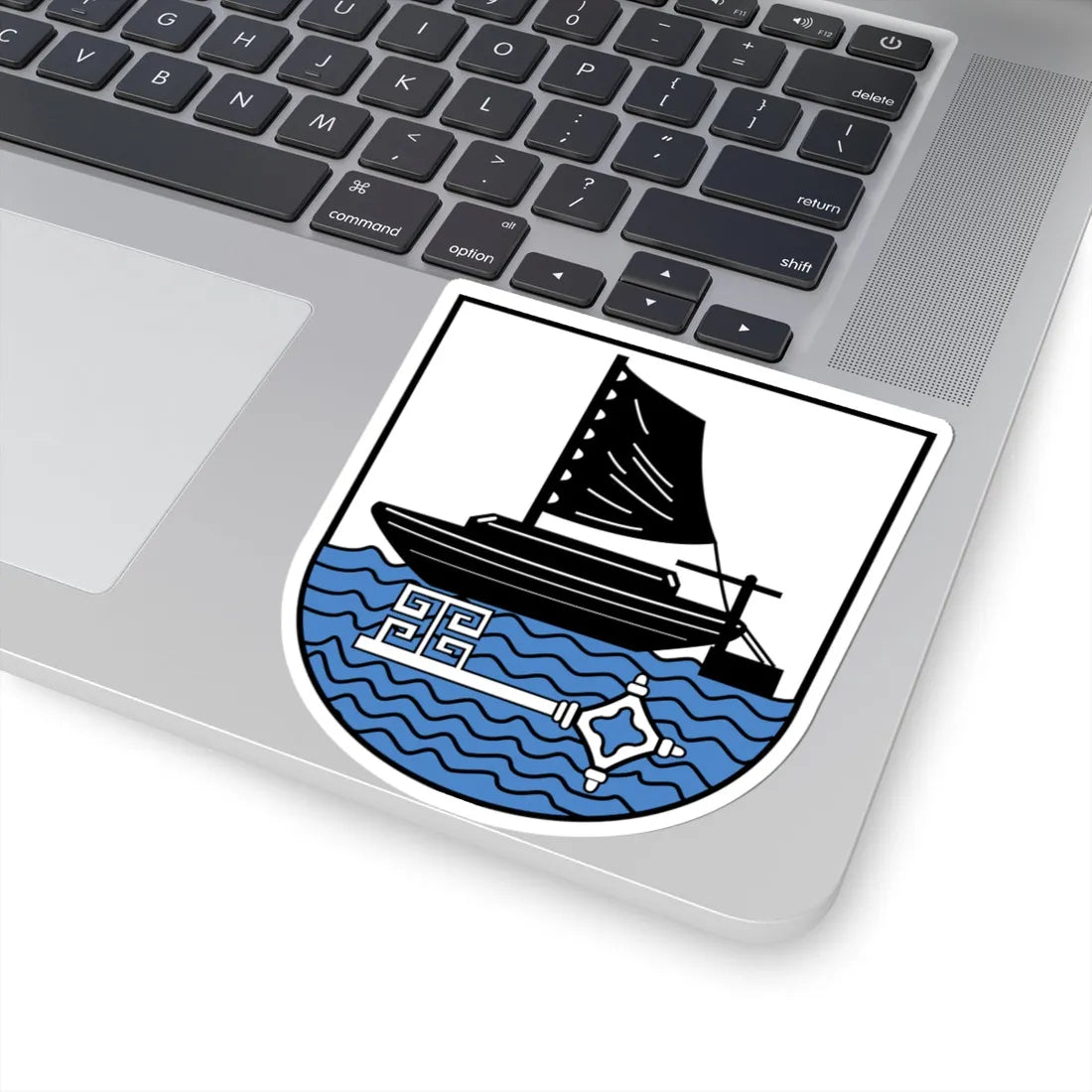 Wappen Landkreis Osterholz (Germany) (Coat of Arms) STICKER Vinyl Kiss-Cut Decal - The Sticker Space