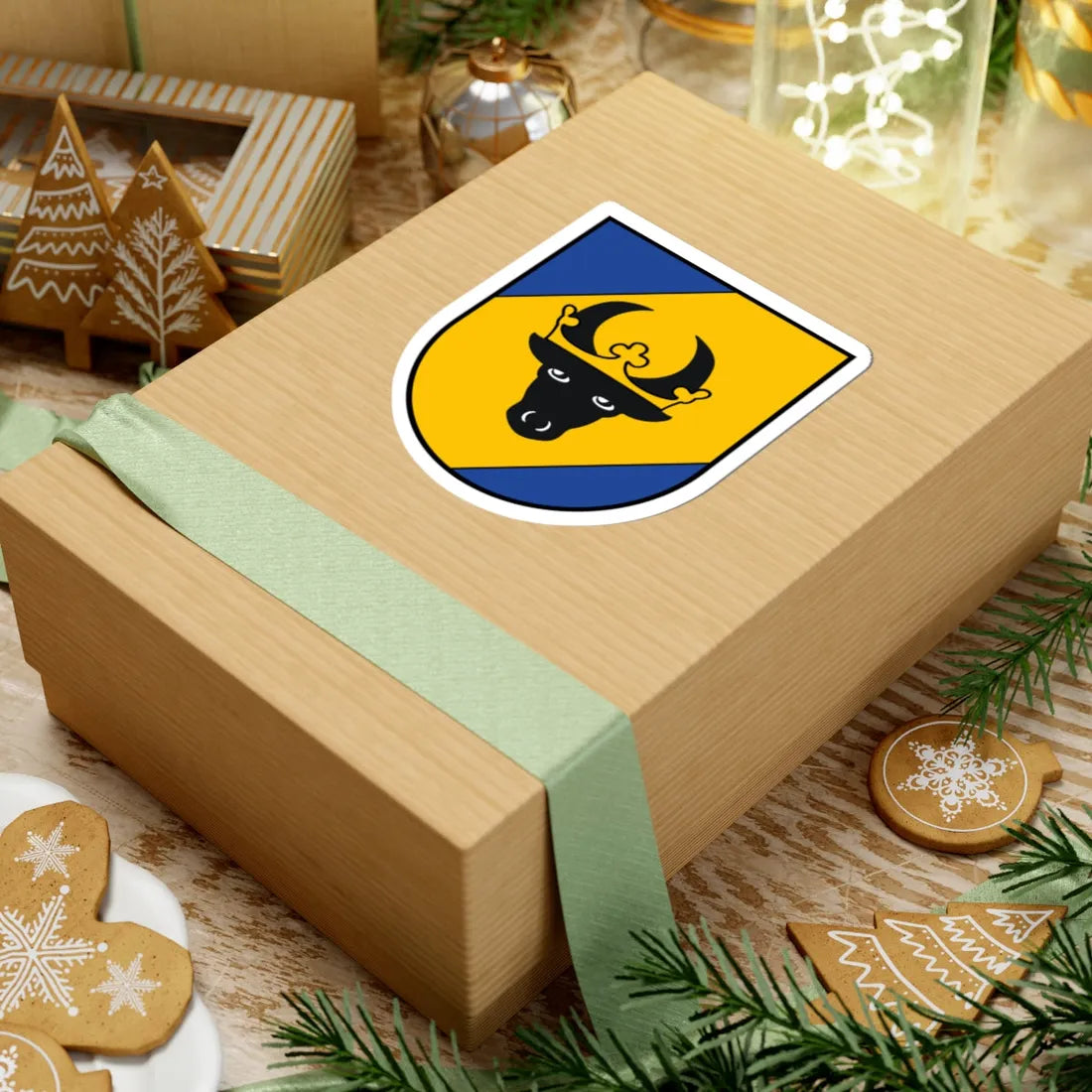 Wappen Landkreis Parchim (Germany) (Coat of Arms) STICKER Vinyl Kiss-Cut Decal - The Sticker Space