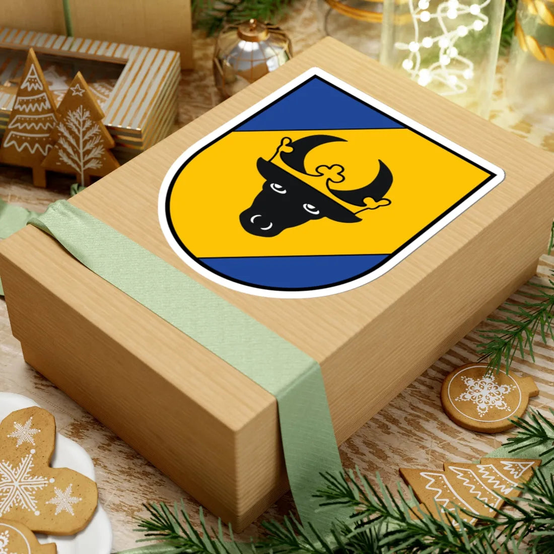 Wappen Landkreis Parchim (Germany) (Coat of Arms) STICKER Vinyl Kiss-Cut Decal - The Sticker Space