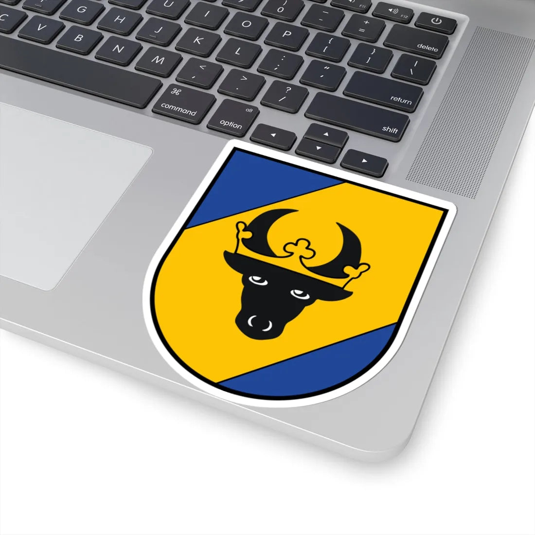 Wappen Landkreis Parchim (Germany) (Coat of Arms) STICKER Vinyl Kiss-Cut Decal - The Sticker Space