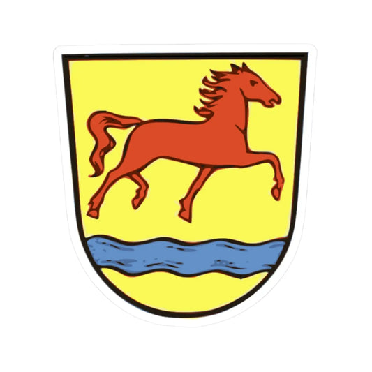 Wappen Landkreis Pfarrkirchen (Germany) (Coat of Arms) STICKER Vinyl Kiss-Cut Decal 2 Inch White - The Sticker Space