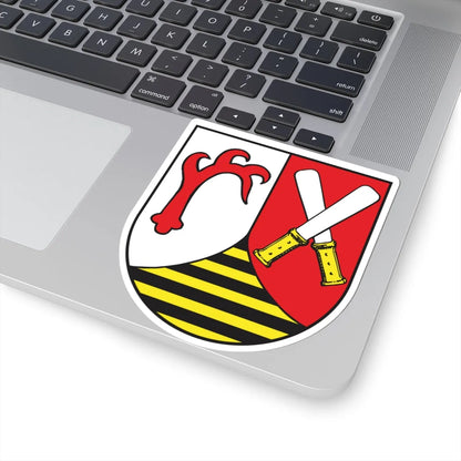 Wappen Landkreis Quedlinburg (Germany) (Coat of Arms) STICKER Vinyl Kiss-Cut Decal - The Sticker Space