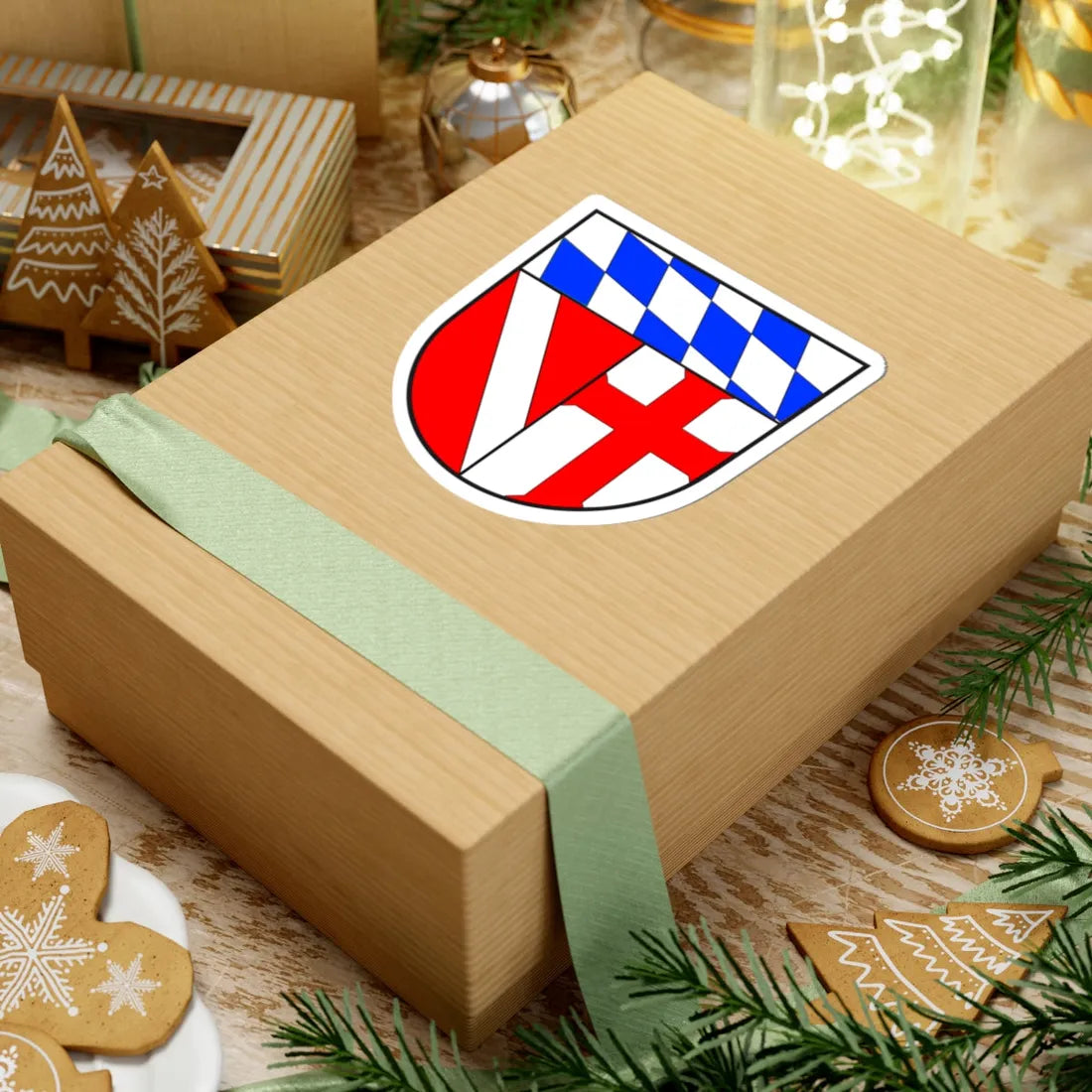 Wappen Landkreis Regensburg (Germany) (Coat of Arms) STICKER Vinyl Kiss-Cut Decal - The Sticker Space