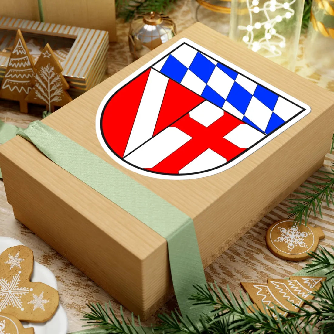 Wappen Landkreis Regensburg (Germany) (Coat of Arms) STICKER Vinyl Kiss-Cut Decal - The Sticker Space