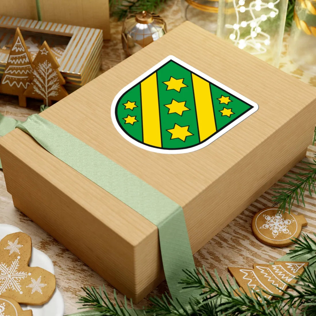 Wappen Landkreis Reutlingen (Germany) (Coat of Arms) STICKER Vinyl Kiss-Cut Decal - The Sticker Space