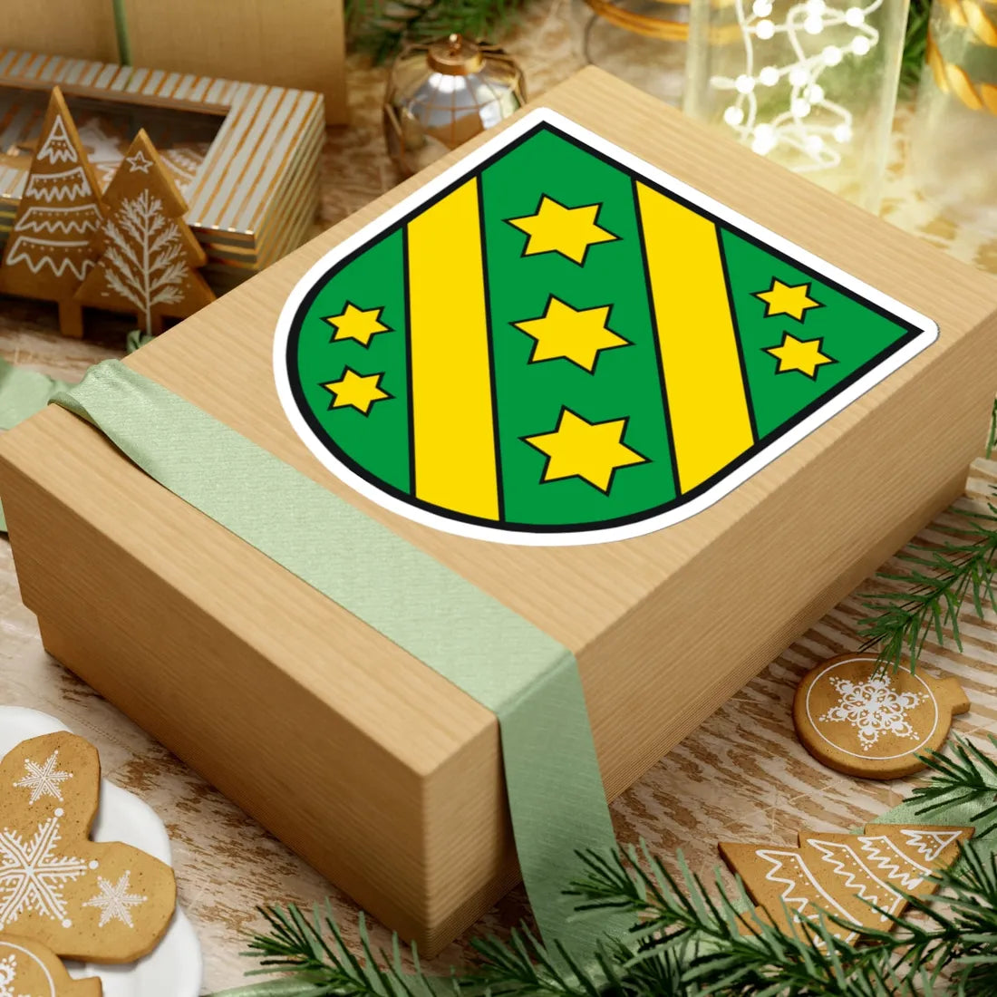 Wappen Landkreis Reutlingen (Germany) (Coat of Arms) STICKER Vinyl Kiss-Cut Decal - The Sticker Space