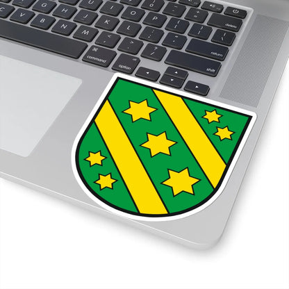 Wappen Landkreis Reutlingen (Germany) (Coat of Arms) STICKER Vinyl Kiss-Cut Decal - The Sticker Space