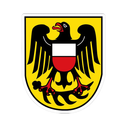 Wappen Landkreis Rottweil (Germany) (Coat of Arms) STICKER Vinyl Kiss-Cut Decal 3 Inch White - The Sticker Space