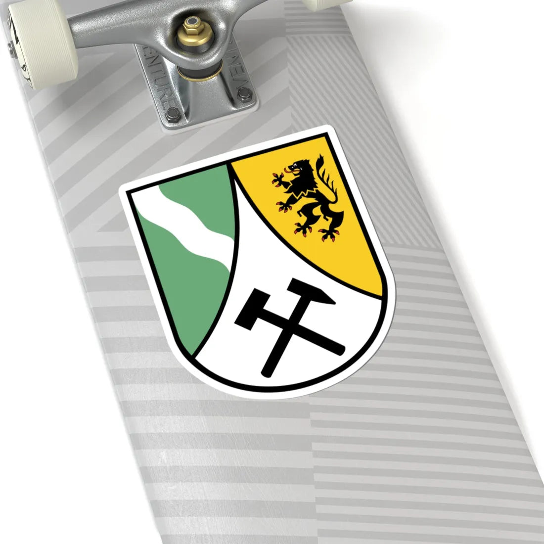 Wappen Landkreis Saechsische Schweiz-Osterzgebirge (Germany) (Coat of Arms) STICKER Vinyl Kiss-Cut Decal - The Sticker Space