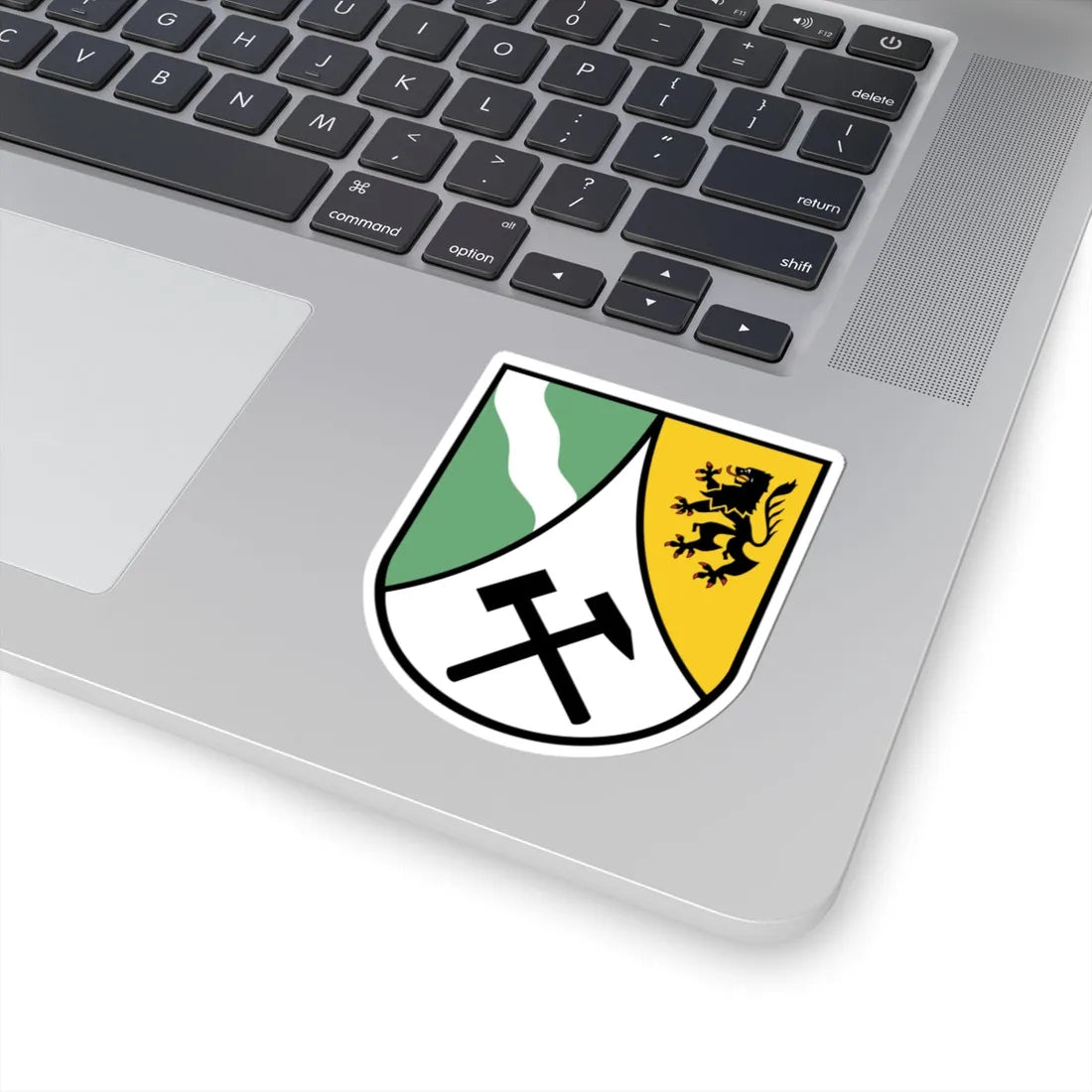 Wappen Landkreis Saechsische Schweiz-Osterzgebirge (Germany) (Coat of Arms) STICKER Vinyl Kiss-Cut Decal - The Sticker Space