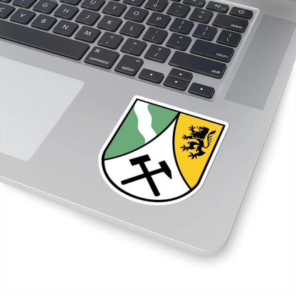 Wappen Landkreis Saechsische Schweiz-Osterzgebirge (Germany) (Coat of Arms) STICKER Vinyl Kiss-Cut Decal - The Sticker Space