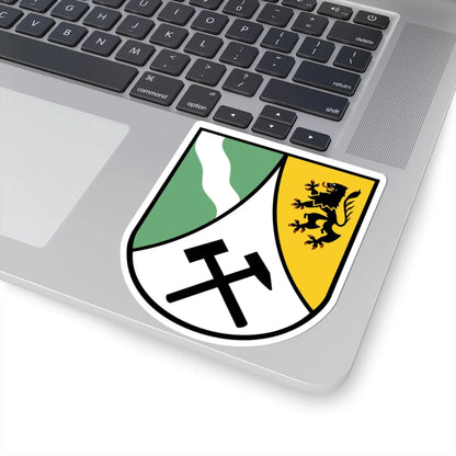 Wappen Landkreis Saechsische Schweiz-Osterzgebirge (Germany) (Coat of Arms) STICKER Vinyl Kiss-Cut Decal - The Sticker Space