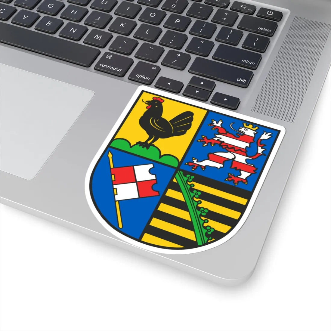 Wappen Landkreis Schmalkalden-Meiningen (Germany) (Coat of Arms) STICKER Vinyl Kiss-Cut Decal - The Sticker Space