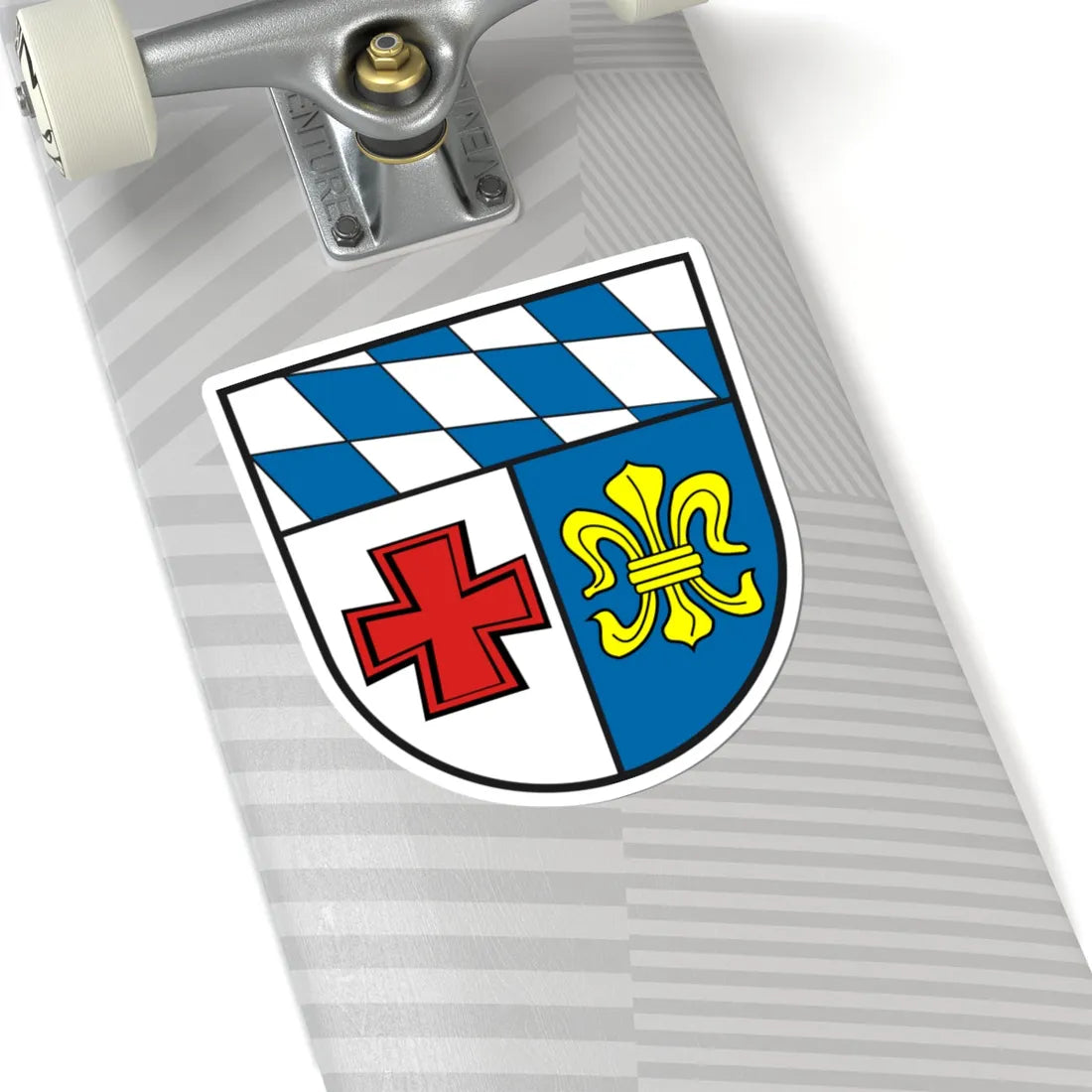 Wappen Landkreis Schwabmünchen (Germany) (Coat of Arms) STICKER Vinyl Kiss-Cut Decal - The Sticker Space
