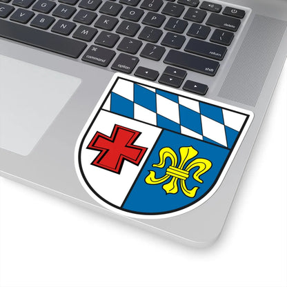 Wappen Landkreis Schwabmünchen (Germany) (Coat of Arms) STICKER Vinyl Kiss-Cut Decal - The Sticker Space