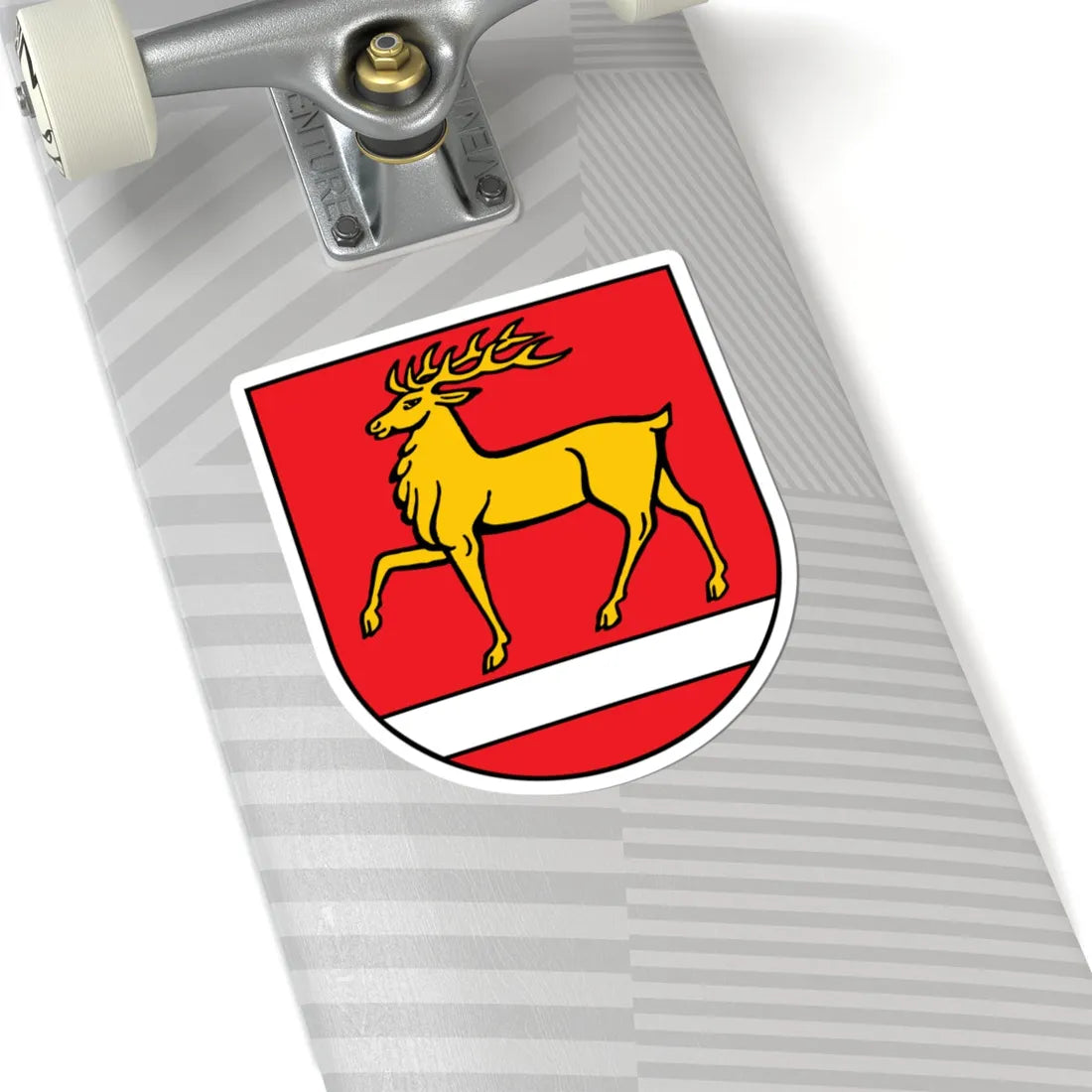 Wappen Landkreis Sigmaringen (Germany) (Coat of Arms) STICKER Vinyl Kiss-Cut Decal - The Sticker Space