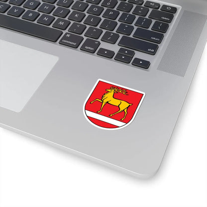 Wappen Landkreis Sigmaringen (Germany) (Coat of Arms) STICKER Vinyl Kiss-Cut Decal - The Sticker Space