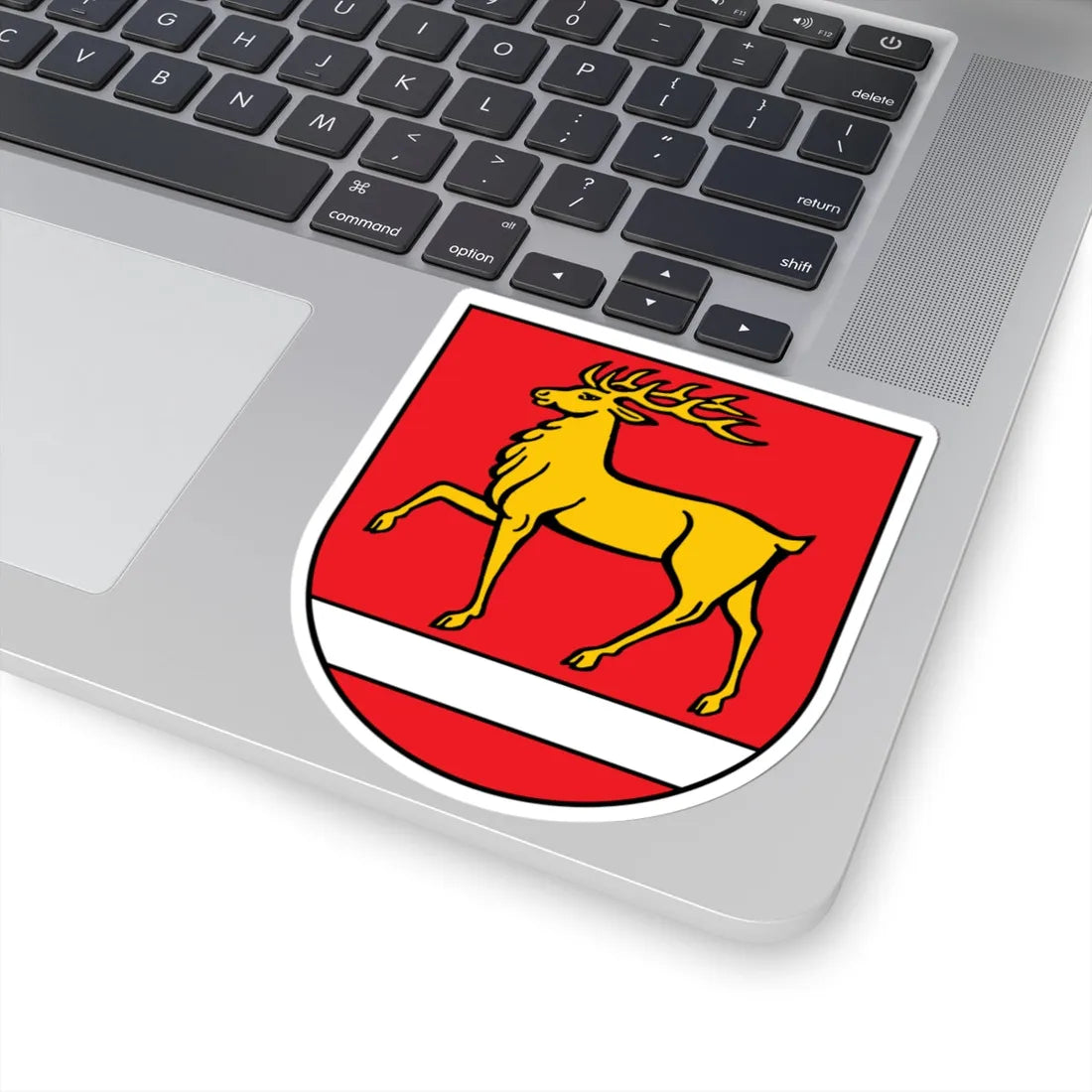 Wappen Landkreis Sigmaringen (Germany) (Coat of Arms) STICKER Vinyl Kiss-Cut Decal - The Sticker Space