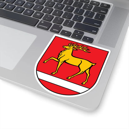 Wappen Landkreis Sigmaringen (Germany) (Coat of Arms) STICKER Vinyl Kiss-Cut Decal - The Sticker Space