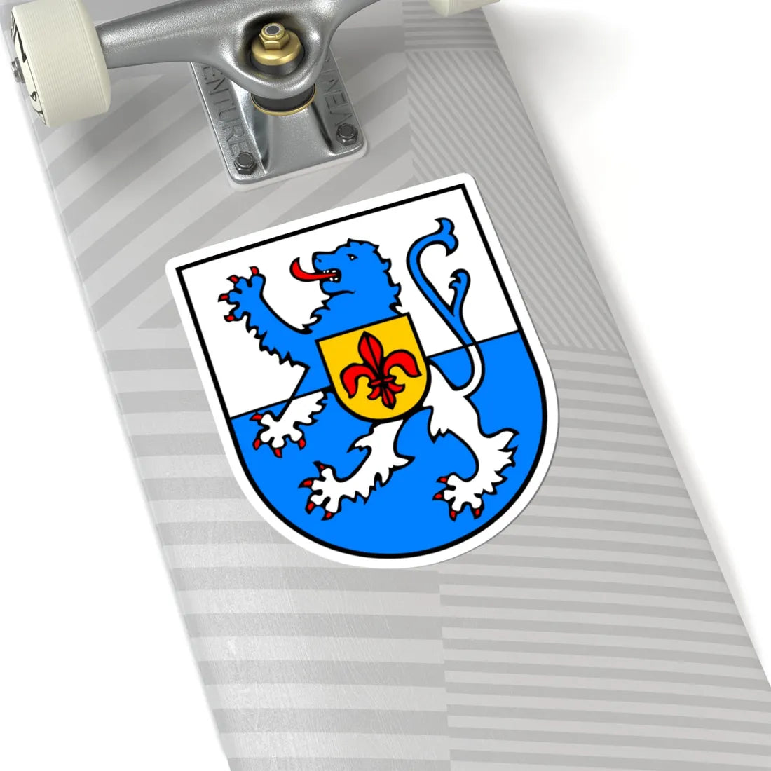 Wappen Landkreis St Wendel (Germany) (Coat of Arms) STICKER Vinyl Kiss-Cut Decal - The Sticker Space