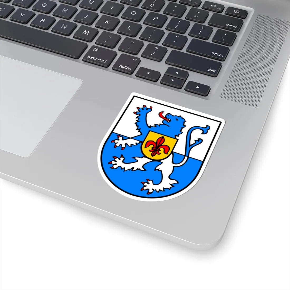 Wappen Landkreis St Wendel (Germany) (Coat of Arms) STICKER Vinyl Kiss-Cut Decal - The Sticker Space