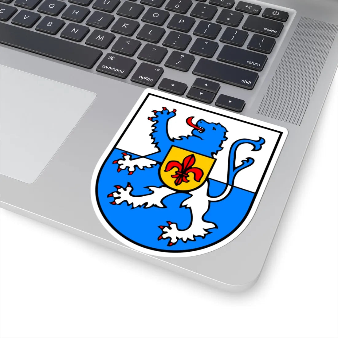 Wappen Landkreis St Wendel (Germany) (Coat of Arms) STICKER Vinyl Kiss-Cut Decal - The Sticker Space