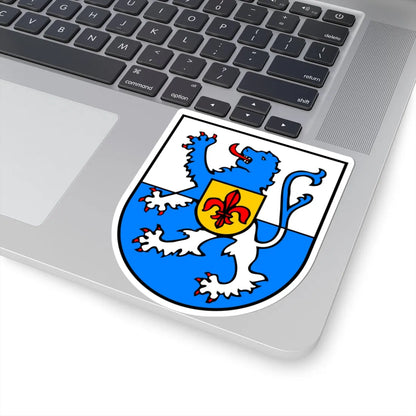 Wappen Landkreis St Wendel (Germany) (Coat of Arms) STICKER Vinyl Kiss-Cut Decal - The Sticker Space