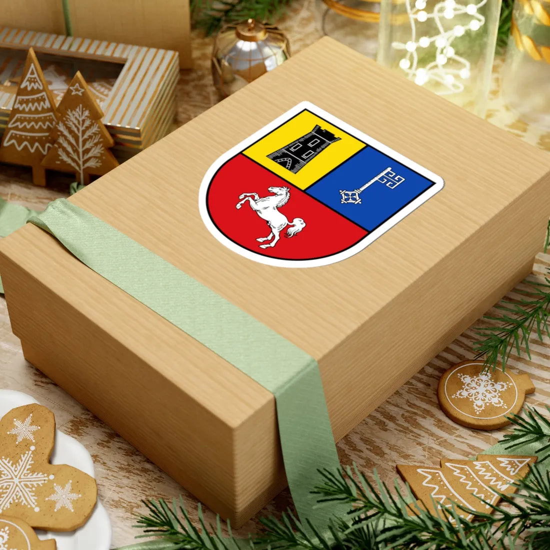 Wappen Landkreis Stade (Germany) (Coat of Arms) STICKER Vinyl Kiss-Cut Decal - The Sticker Space