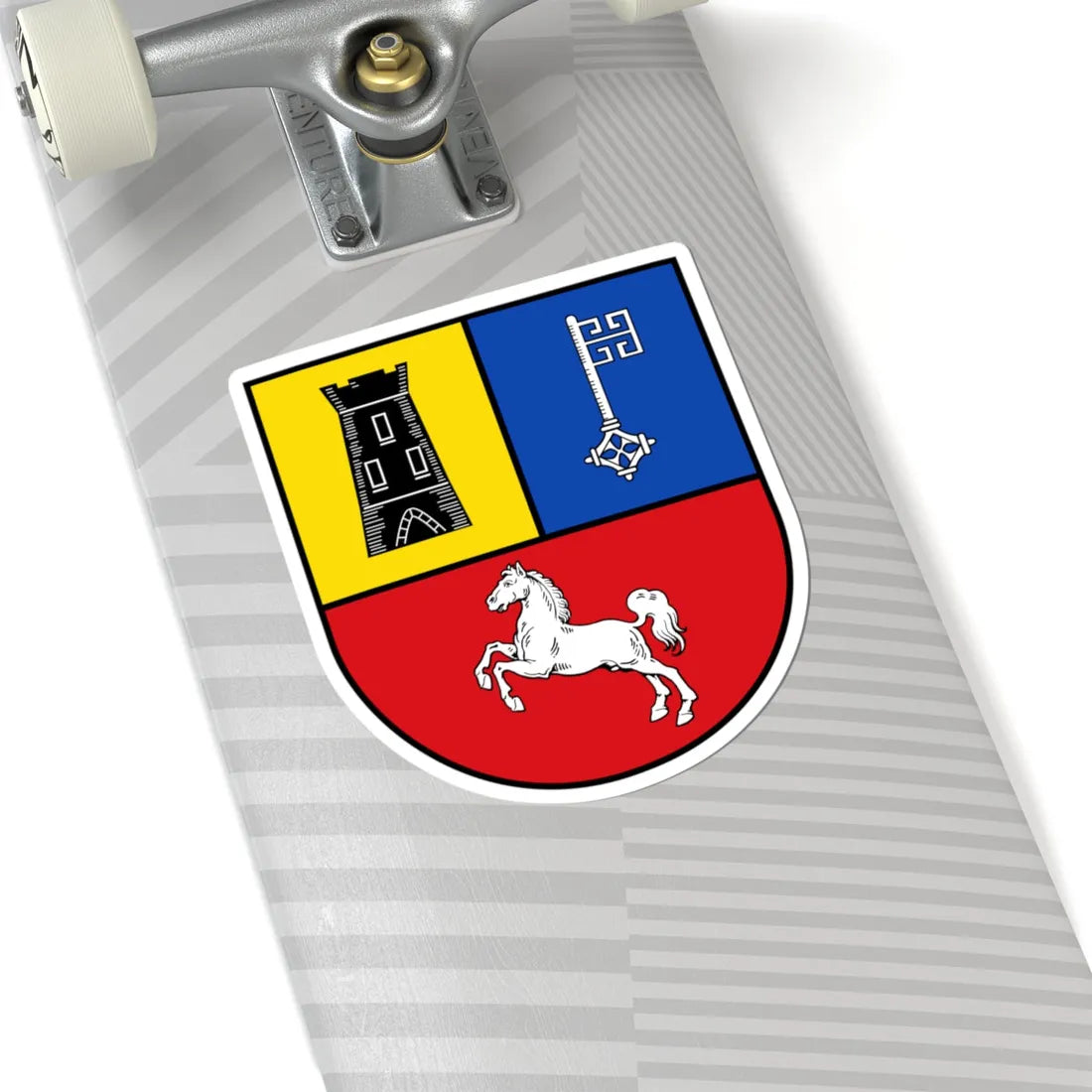Wappen Landkreis Stade (Germany) (Coat of Arms) STICKER Vinyl Kiss-Cut Decal - The Sticker Space