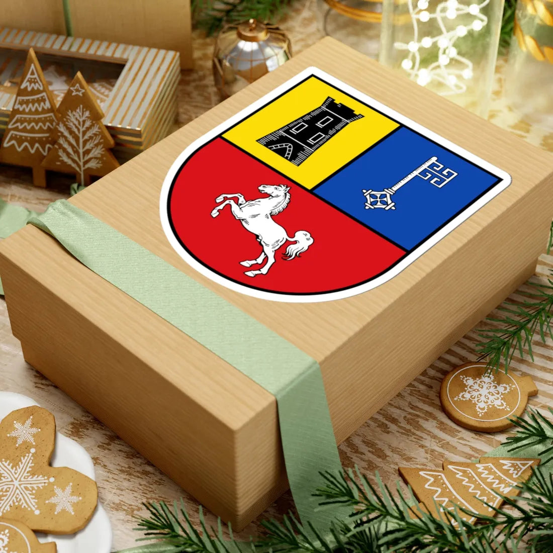 Wappen Landkreis Stade (Germany) (Coat of Arms) STICKER Vinyl Kiss-Cut Decal - The Sticker Space