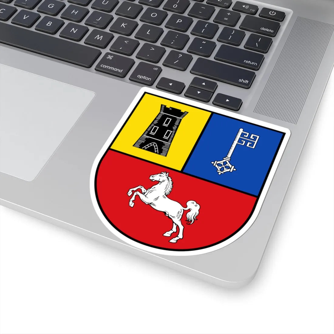 Wappen Landkreis Stade (Germany) (Coat of Arms) STICKER Vinyl Kiss-Cut Decal - The Sticker Space