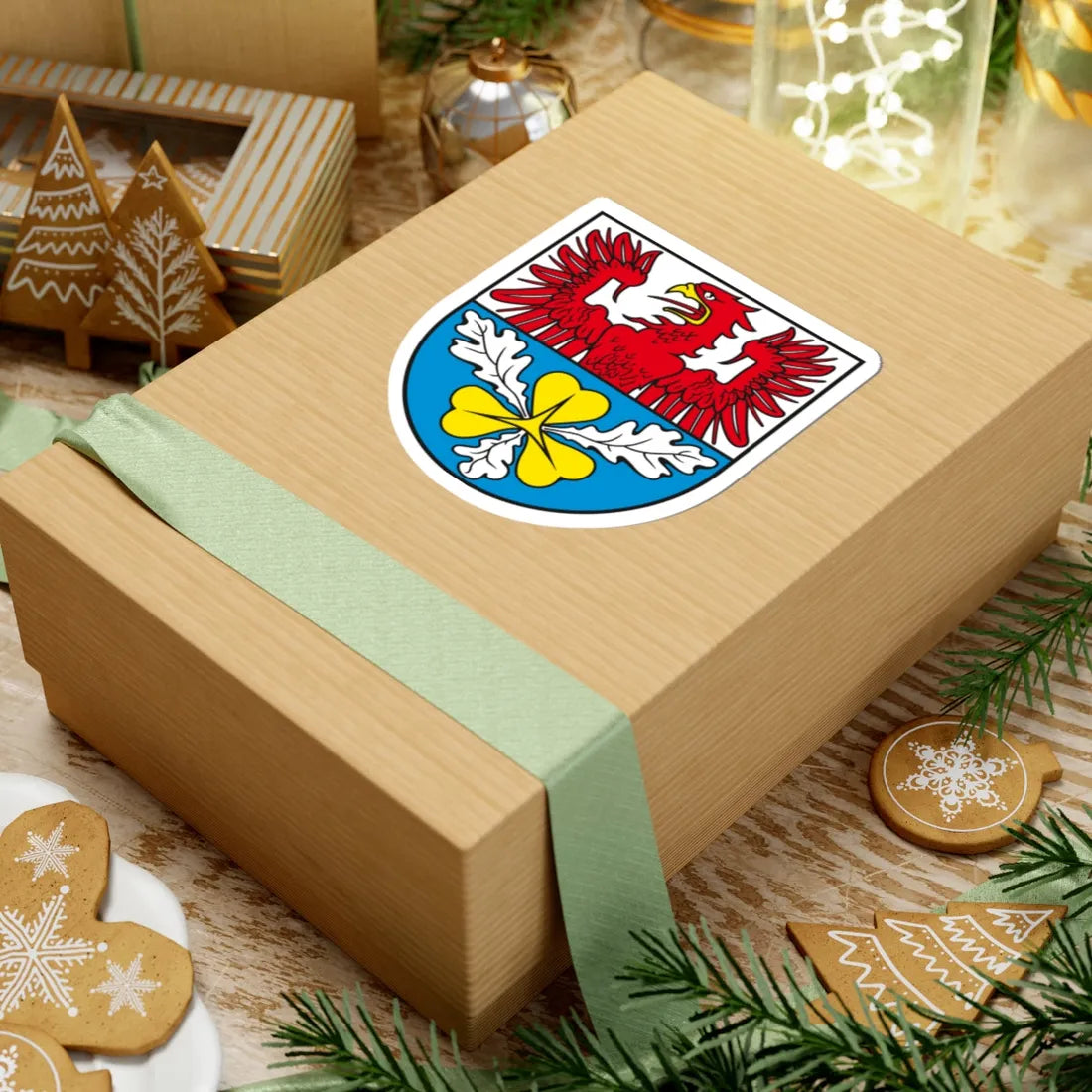 Wappen Landkreis Stendal bis 1994 (Germany) (Coat of Arms) STICKER Vinyl Kiss-Cut Decal - The Sticker Space