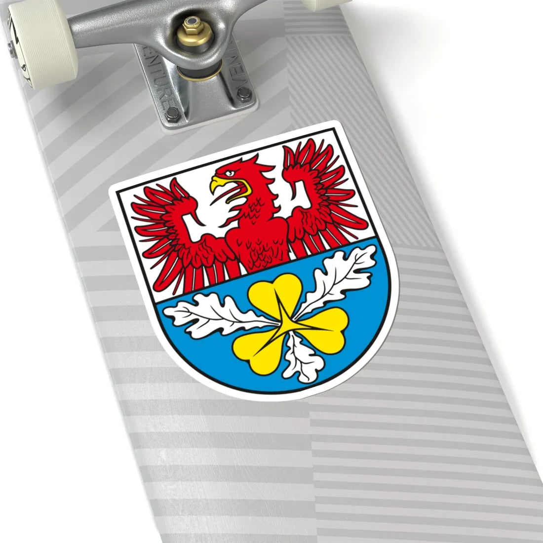 Wappen Landkreis Stendal bis 1994 (Germany) (Coat of Arms) STICKER Vinyl Kiss-Cut Decal - The Sticker Space