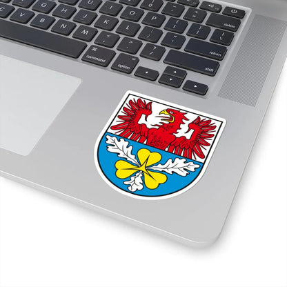Wappen Landkreis Stendal bis 1994 (Germany) (Coat of Arms) STICKER Vinyl Kiss-Cut Decal - The Sticker Space