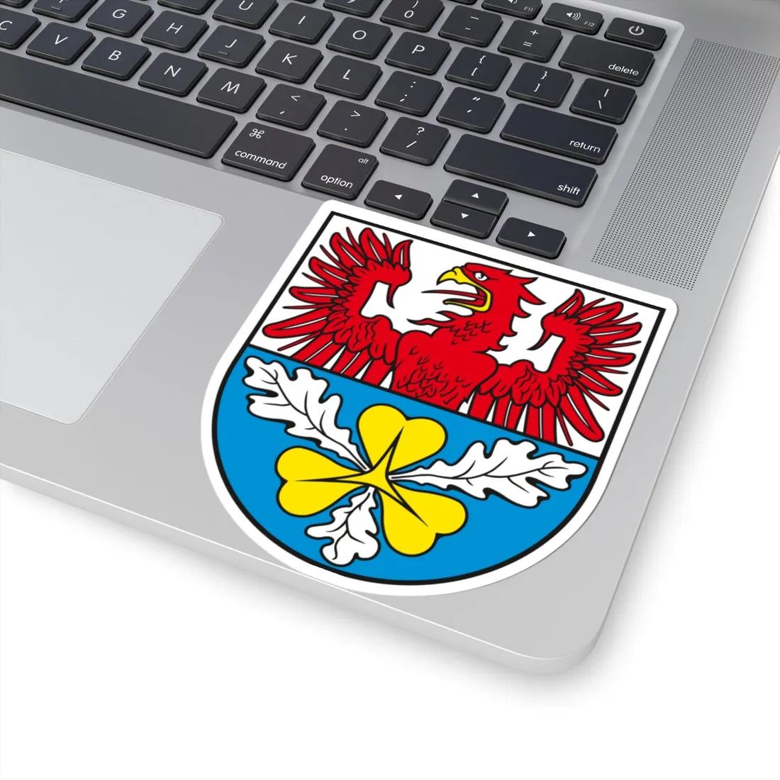 Wappen Landkreis Stendal bis 1994 (Germany) (Coat of Arms) STICKER Vinyl Kiss-Cut Decal - The Sticker Space