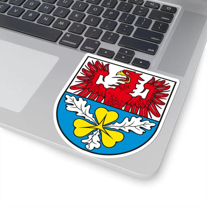 Wappen Landkreis Stendal bis 1994 (Germany) (Coat of Arms) STICKER Vinyl Kiss-Cut Decal - The Sticker Space