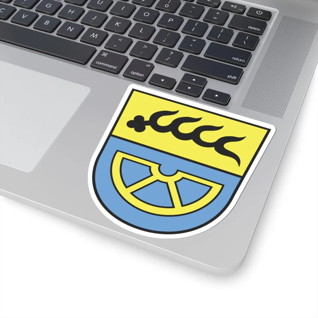 Wappen Landkreis Tuttlingen bis 1973 (Germany) (Coat of Arms) STICKER Vinyl Kiss-Cut Decal - The Sticker Space