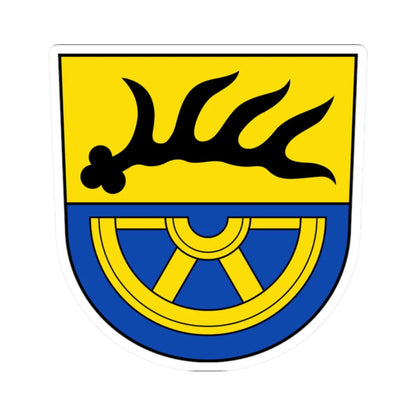 Wappen Landkreis Tuttlingen (Germany) (Coat of Arms) STICKER Vinyl Kiss-Cut Decal 2 Inch White - The Sticker Space