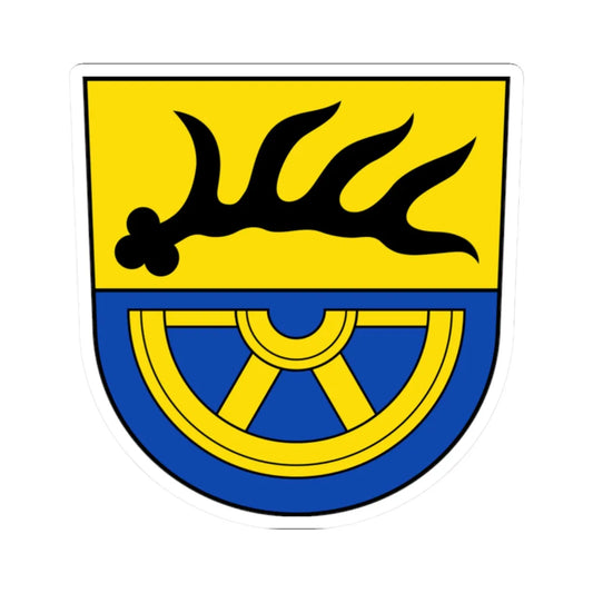 Wappen Landkreis Tuttlingen (Germany) (Coat of Arms) STICKER Vinyl Kiss-Cut Decal 2 Inch White - The Sticker Space