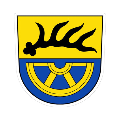 Wappen Landkreis Tuttlingen (Germany) (Coat of Arms) STICKER Vinyl Kiss-Cut Decal 4 Inch White - The Sticker Space