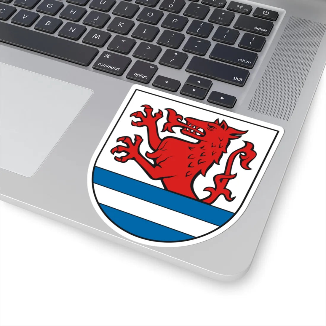 Wappen Landkreis Vilsbiburg (Germany) (Coat of Arms) STICKER Vinyl Kiss-Cut Decal - The Sticker Space