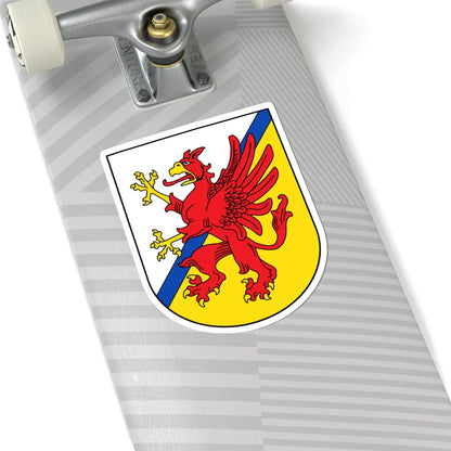 Wappen Landkreis Vorpommern-Greifswald (Germany) (Coat of Arms) STICKER Vinyl Kiss-Cut Decal - The Sticker Space