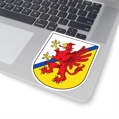 Wappen Landkreis Vorpommern-Greifswald (Germany) (Coat of Arms) STICKER Vinyl Kiss-Cut Decal - The Sticker Space