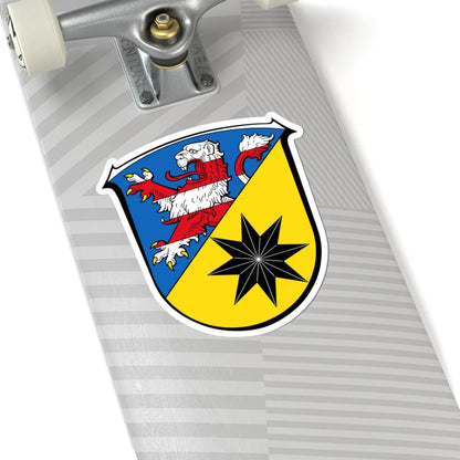 Wappen Landkreis Waldeck-Frankenberg (Germany) (Coat of Arms) STICKER Vinyl Kiss-Cut Decal - The Sticker Space