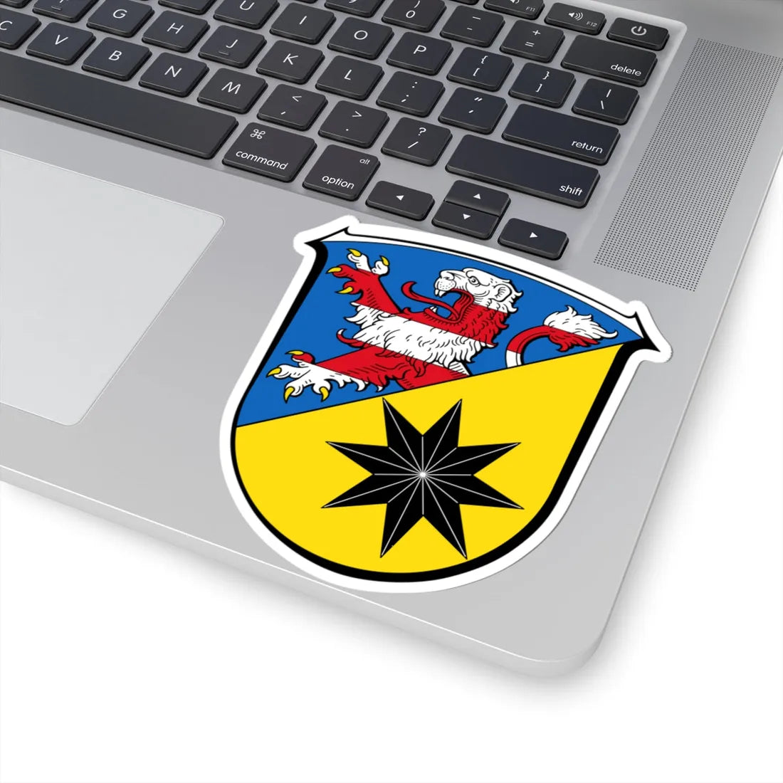 Wappen Landkreis Waldeck-Frankenberg (Germany) (Coat of Arms) STICKER Vinyl Kiss-Cut Decal - The Sticker Space