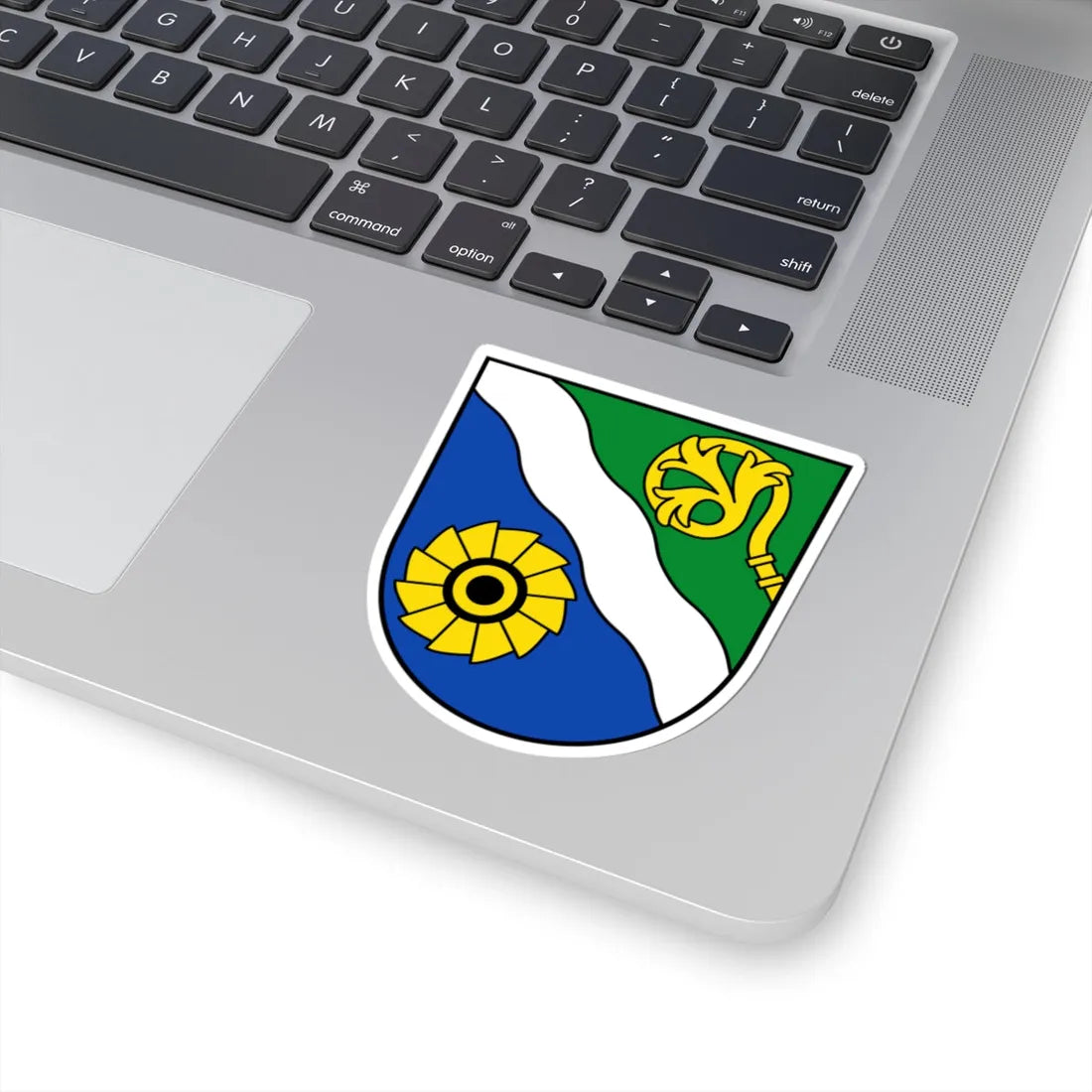 Wappen Landkreis Waldshut (Germany) (Coat of Arms) STICKER Vinyl Kiss-Cut Decal - The Sticker Space